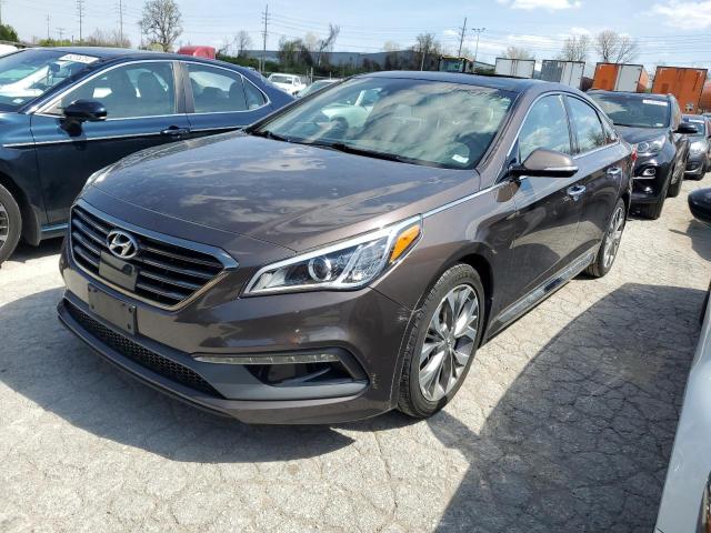 HYUNDAI SONATA SPO 2015 with VIN 5NPE34AB6FH137430 - Photo from auction
