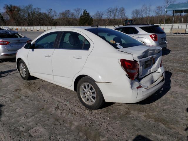 Photo 2 from auction – 2017 CHEVROLET SONIC LT with VIN 1G1JD5SH6H4119404
