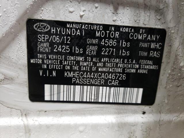 Photo 12 from auction – 2012 HYUNDAI SONATA HYB with VIN KMHEC4A4XCA046726