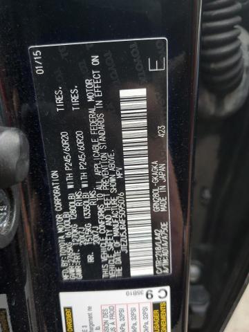 Photo 14 from auction – 2015 TOYOTA 4RUNNER SR with VIN JTEZU5JR4F5095076