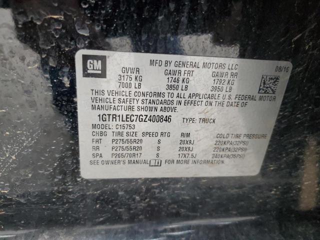 Photo 13 from auction – 2016 GMC SIERRA C15 with VIN 1GTR1LEC7GZ400846