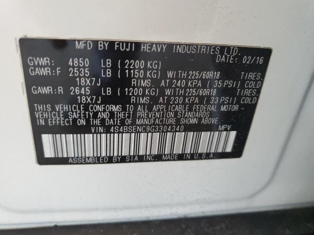 Photo 14 from auction – 2016 SUBARU OUTBACK 3. with VIN 4S4BSENC9G3304340