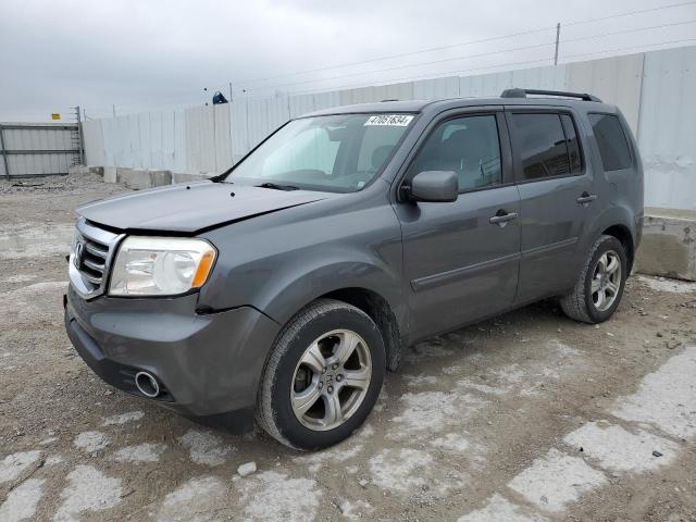 HONDA PILOT EXL 2013 with VIN 5FNYF4H55DB005601 - Photo from auction
