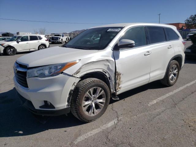 Photo 1 from auction – 2016 TOYOTA HIGHLANDER with VIN 5TDZKRFH3GS126055