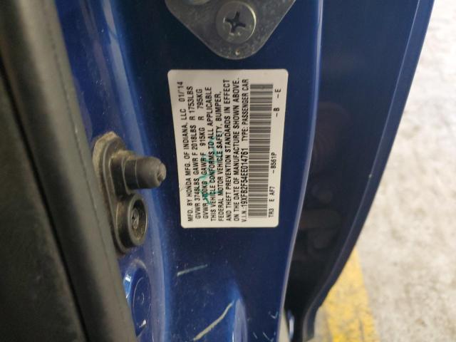 Photo 13 from auction – 2014 HONDA CIVIC LX with VIN 19XFB2F54EE014761