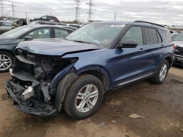 FORD EXPLORER X 2020 with VIN 1FMSK8DH6LGB48579 - Photo from auction