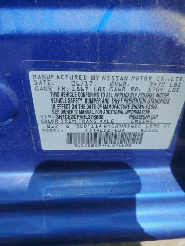 Photo 13 from auction – 2017 NISSAN VERSA NOTE with VIN 3N1CE2CP4HL376608