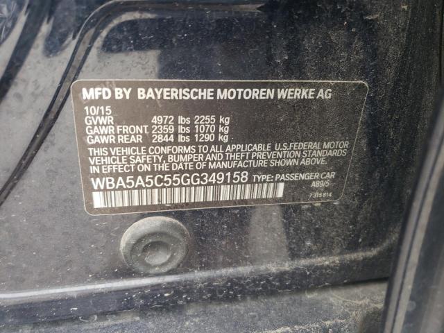 Photo 12 from auction – 2016 BMW 528 I with VIN WBA5A5C55GG349158