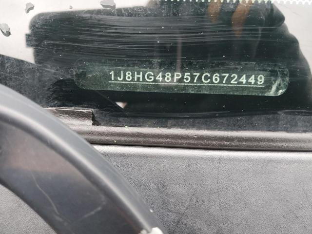 Photo 14 from auction – 2007 JEEP COMMANDER with VIN 1J8HG48P57C672449