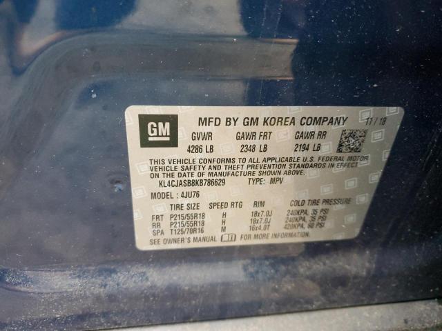 Photo 12 from auction – 2019 BUICK ENCORE PRE with VIN KL4CJASB8KB786629