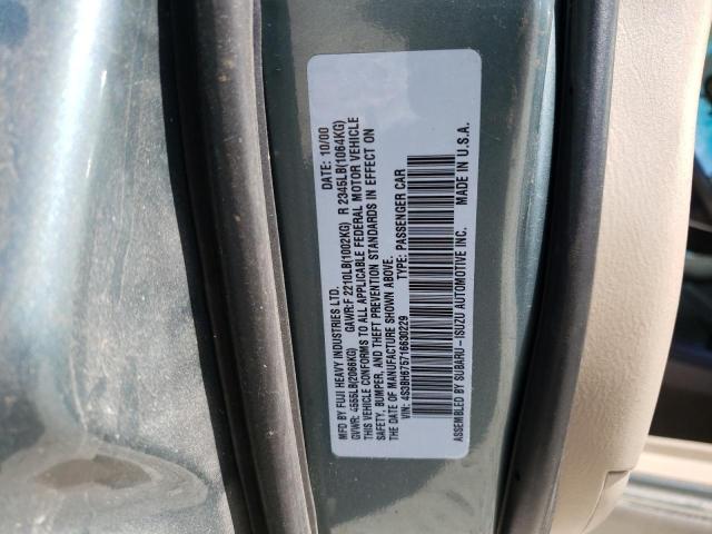 Photo 14 from auction – 2001 SUBARU LEGACY OUT with VIN 4S3BH675716630229