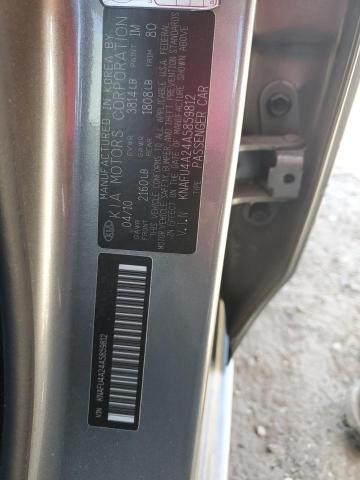 Photo 12 from auction – 2010 KIA FORTE EX with VIN KNAFU4A24A5859812