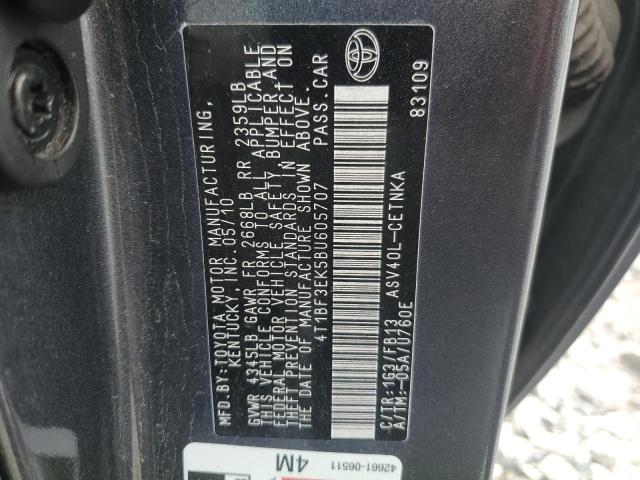 Zdjęcie 12 z aukcji – 2011 TOYOTA CAMRY BASE z VIN 4T1BF3EK5BU605707