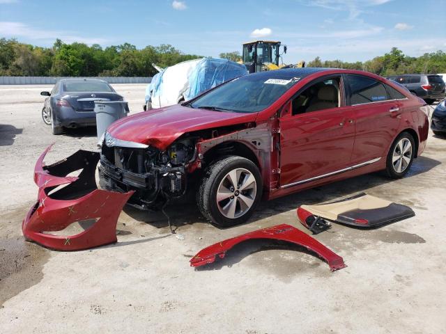 HYUNDAI SONATA HYB 2012 with VIN KMHEC4A41CA039860 - Photo from auction