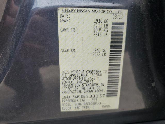 Photo 13 from auction – 2013 NISSAN ALTIMA 2.5 with VIN 1N4AL3AP1DN533157