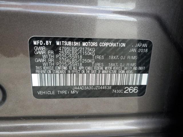 Photo 12 from auction – 2018 MITSUBISHI OUTLANDER with VIN JA4AD3A30JZ044638