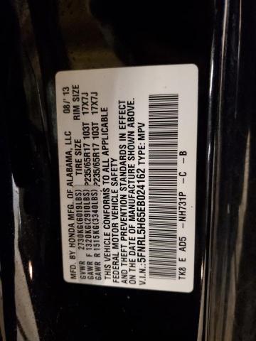 Foto 14 de la subasta – 2014 HONDA ODYSSEY EX con VIN 5FNRL5H65EB024162