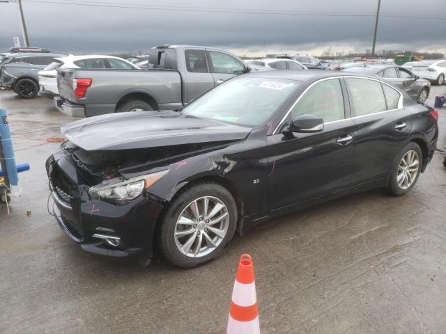 INFINITI Q50 BASE 2014 with VIN JN1BV7ARXEM687572 - Photo from auction
