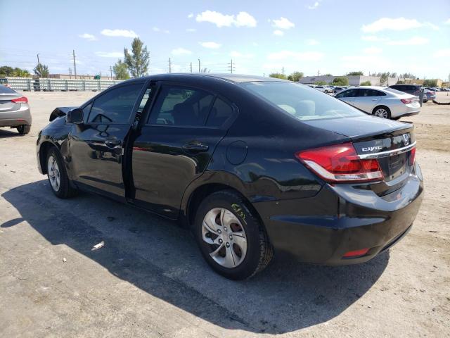 Photo 2 from auction – 2013 HONDA CIVIC LX with VIN 19XFB2F54DE090169