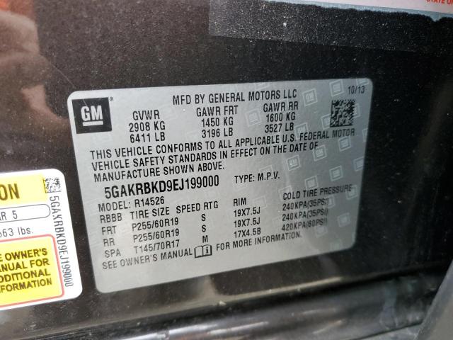Photo 14 from auction – 2014 BUICK ENCLAVE with VIN 5GAKRBKD9EJ199000