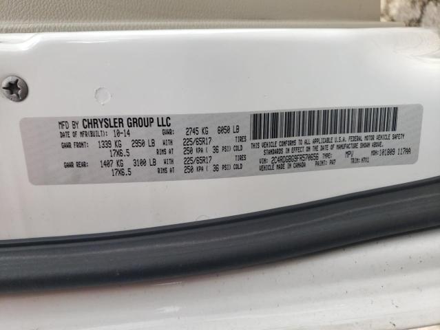 Photo 14 from auction – 2015 DODGE GRAND CARA with VIN 2C4RDGBG9FR570656