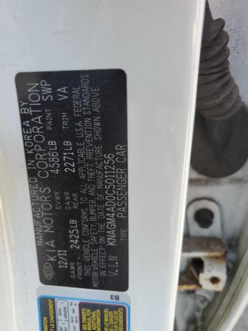 Photo 12 from auction – 2012 KIA OPTIMA HYB with VIN KNAGM4AD0C5011256