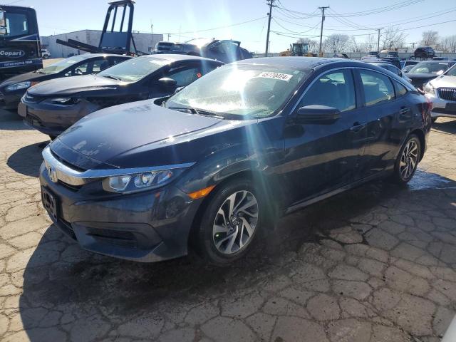HONDA CIVIC EX 2018 with VIN 19XFC2F77JE021924 - Photo from auction