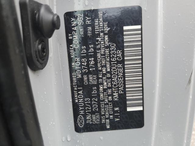 Photo 12 from auction – 2013 HYUNDAI VELOSTER with VIN KMHTC6AD2DU162330