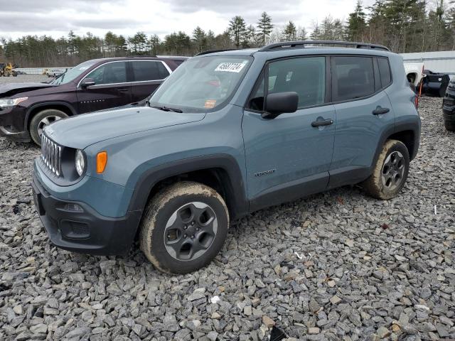 JEEP RENEGADE S 2018 with VIN ZACCJBAB5JPJ01906 - Photo from auction