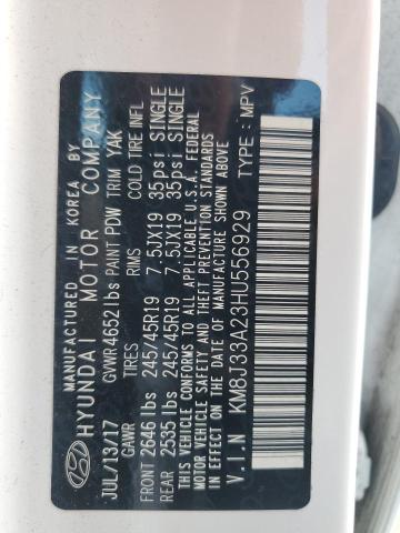 Photo 12 from auction – 2017 HYUNDAI TUCSON LIM with VIN KM8J33A23HU556929
