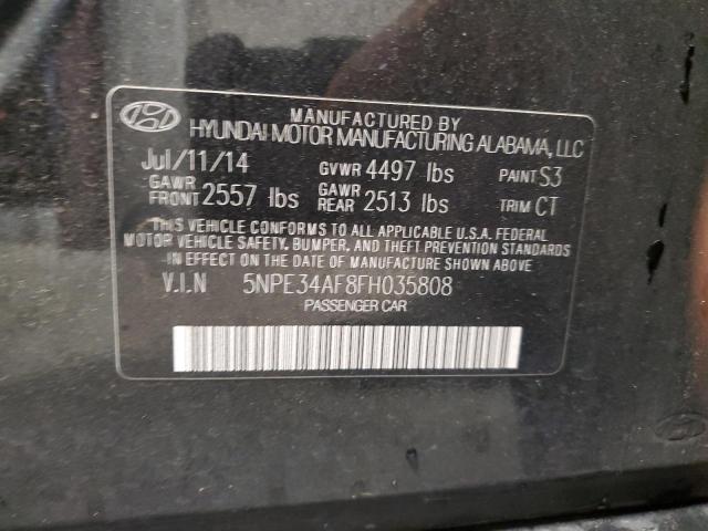 Photo 12 from auction – 2015 HYUNDAI SONATA SPO with VIN 5NPE34AF8FH035808