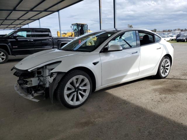 TESLA MODEL 3 2022 with VIN 5YJ3E1EB2NF143085 - Photo from auction