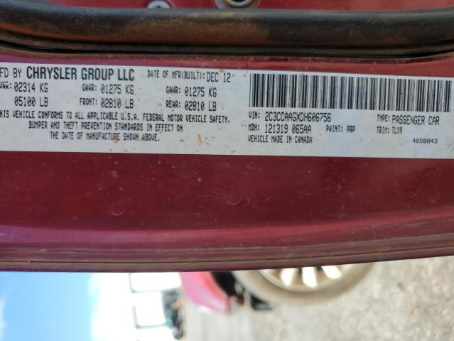 Photo 13 from auction – 2013 CHRYSLER 300 with VIN 2C3CCAAGXDH606756