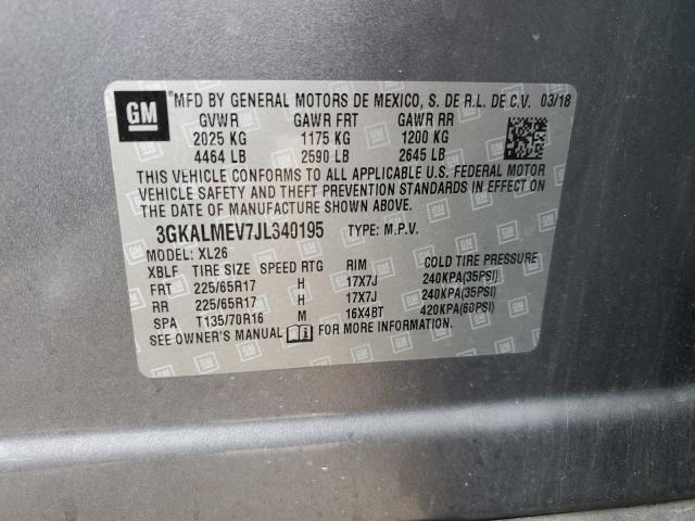 Photo 12 from auction – 2018 GMC TERRAIN SL with VIN 3GKALMEV7JL340195