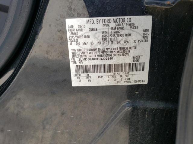 Photo 12 from auction – 2011 LINCOLN MKX with VIN 2LMDJ6JK0BBJ02840