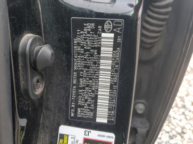 Photo 12 from auction – 2011 TOYOTA COROLLA L with VIN 2T1BU4EE8BC673572
