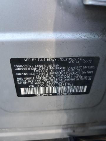 Photo 14 from auction – 2014 SUBARU FORESTER 2 with VIN JF2SJAEC6EH431953