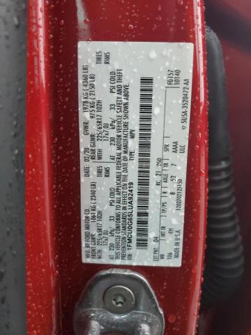 Photo 12 from auction – 2020 FORD ESCAPE SE with VIN 1FMCU0G65LUA92419