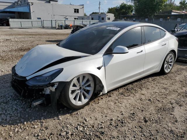 TESLA MODEL 3 2022 with VIN 5YJ3E1EA4NF342663 - Photo from auction