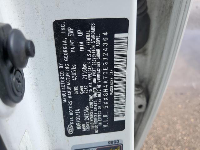 Photo 12 from auction – 2014 KIA OPTIMA EX with VIN 5XXGN4A70EG324364