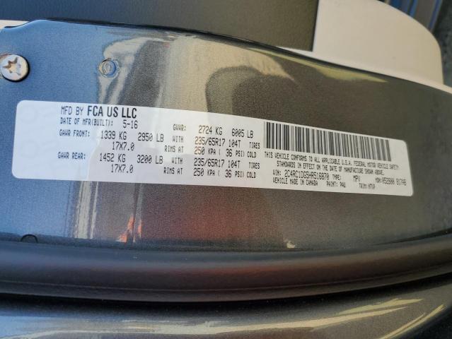 Photo 14 from auction – 2017 CHRYSLER PACIFICA T with VIN 2C4RC1DG5HR516870