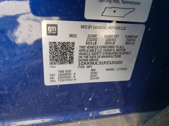 Photo 13 from auction – 2023 GMC ACADIA SLT with VIN 1GKKNULS1PZ120320