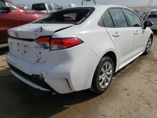 Photo 3 from auction – 2021 TOYOTA COROLLA LE with VIN 5YFEPMAE1MP208435