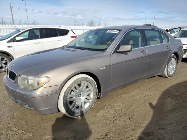 BMW 745 LI 2004 with VIN WBAGN63544DS53845 - Photo from auction