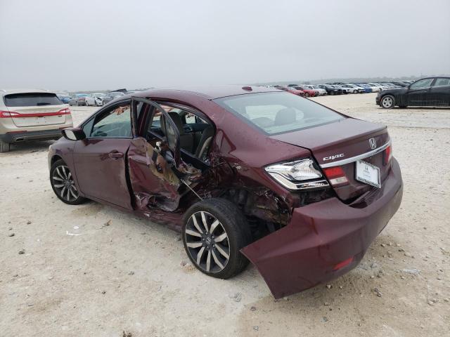 Photo 2 from auction – 2015 HONDA CIVIC EXL with VIN 2HGFB2F97FH533815