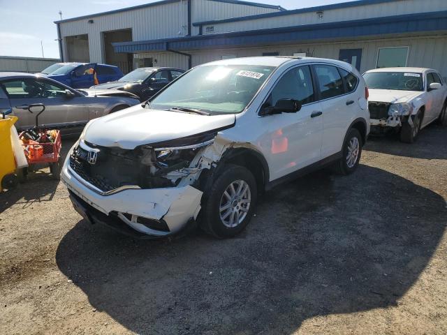HONDA CR-V LX 2015 with VIN 5J6RM3H39FL007350 - Photo from auction