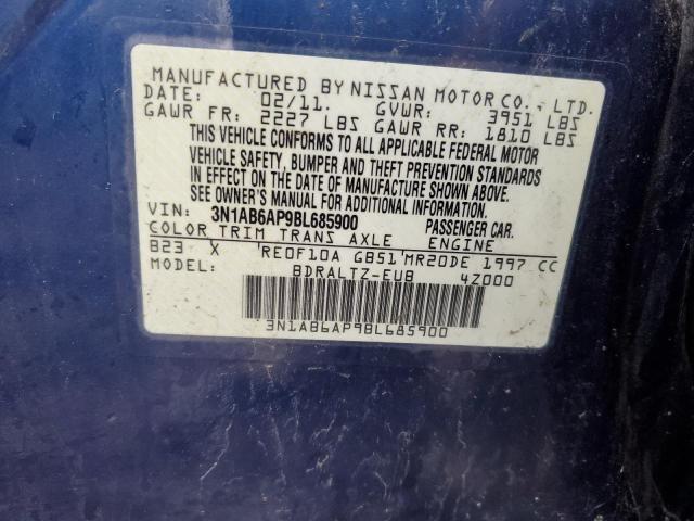 Photo 12 from auction – 2011 NISSAN SENTRA 2.0 with VIN 3N1AB6AP9BL685900