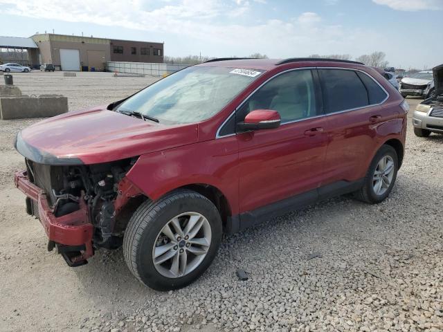 FORD EDGE SEL 2017 with VIN 2FMPK4J94HBB37087 - Photo from auction