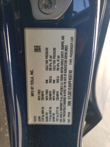 Photo 12 from auction – 2023 TESLA MODEL 3 with VIN 5YJ3E1EA6PF450740