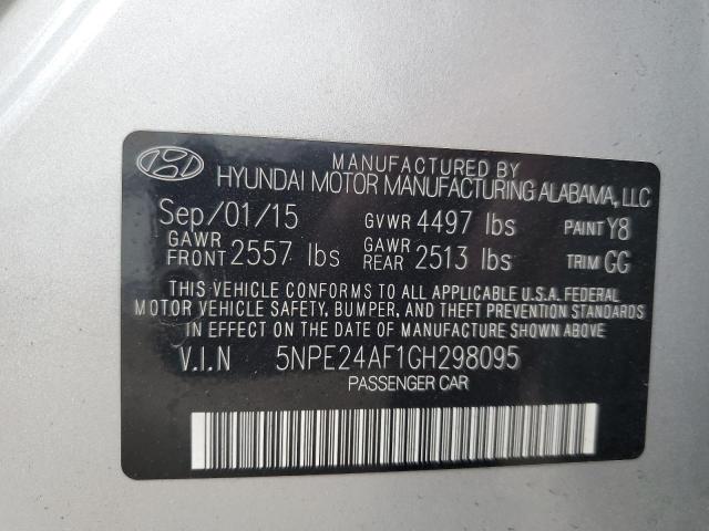 Photo 12 from auction – 2016 HYUNDAI SONATA SE with VIN 5NPE24AF1GH298095